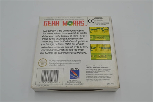 Gear Works - UKV - I æske - Game Boy Original spil (A Grade) (Genbrug)